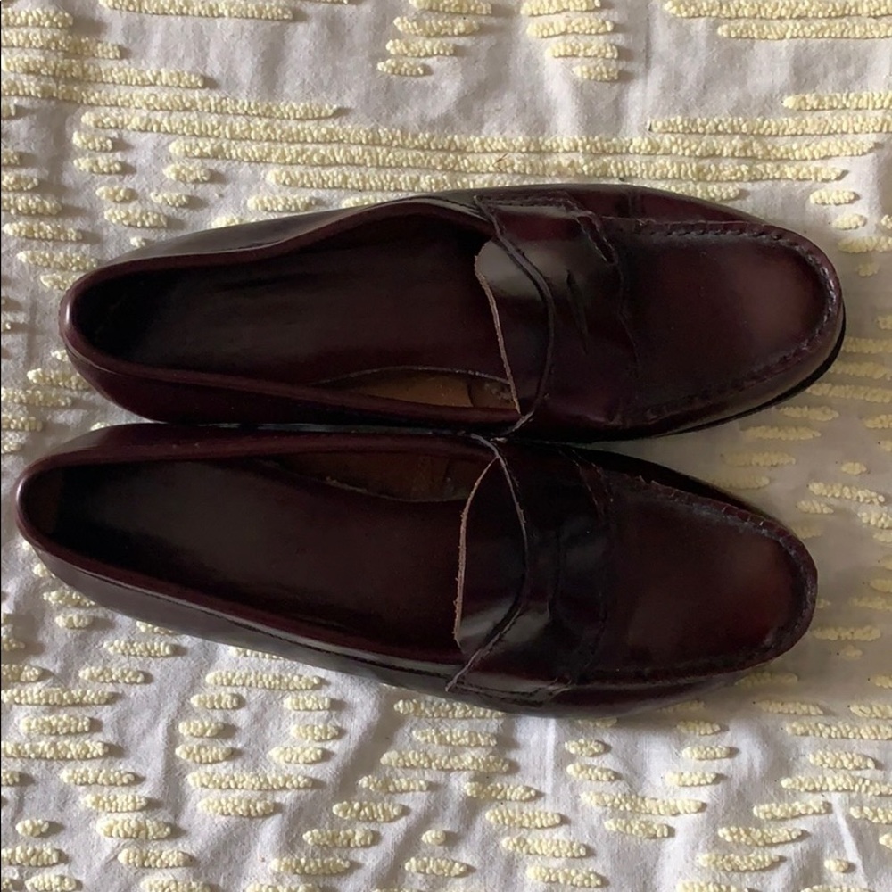 G. H. Bass Company Penny Loafers, Burgundy, 8.5C